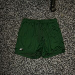 Under Armour Men's Dark Green Athletic Shorts